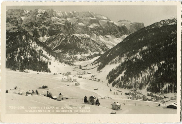 Selva di Val Gardena - Panorama 1955