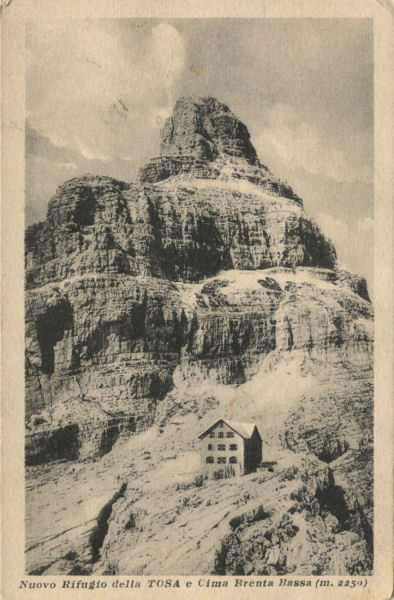 Cima Brenta - Rifugio Tosa 1921