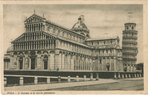 Pisa - Piazza del Duomo 1939