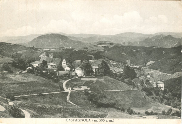 Castagnola - Panorama 1957