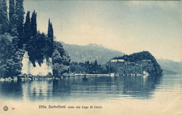 Bellagio - Villa Serbelloni dal Lago 1908