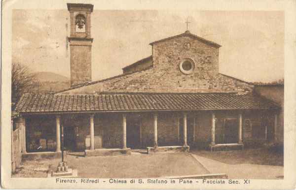 Firenze - Chiesa Santo Stefano 1934