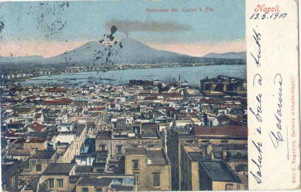 Napoli - Veduda del Golfo 1912