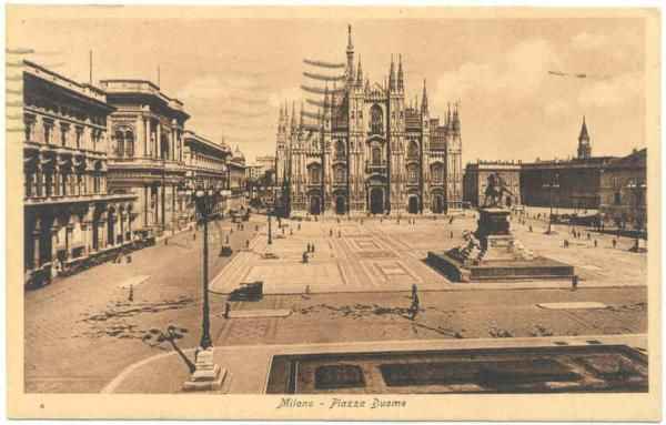 Milano - Piazza Duomo 1931