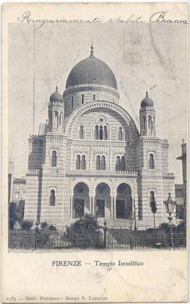 Firenze - Tempio Israelitico 1904