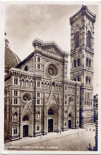 Firenze - Facciata del Duomo 1933