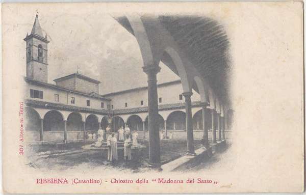 Bibbiena - Chiesa Madonna del Sasso 1908
