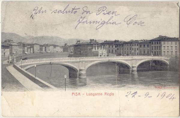 Pisa - Lungarno 1904