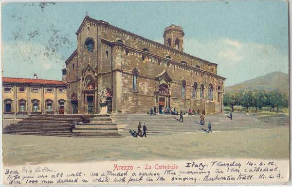 Arezzo - La Cattedrale 1906