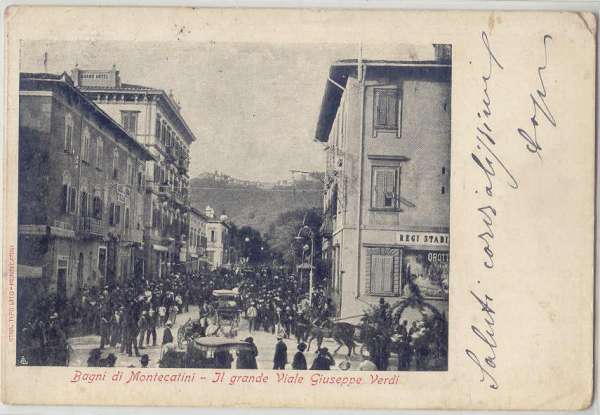 Montecatini - Viale Verdi 1906