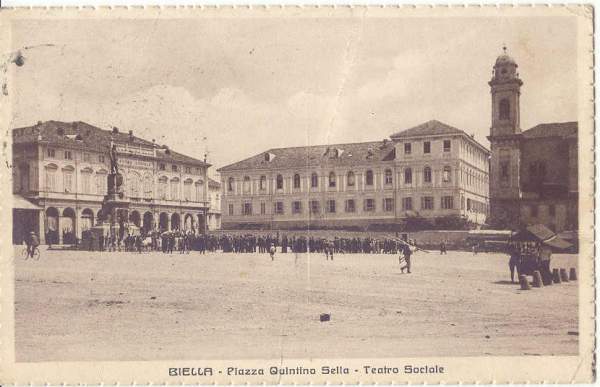Biella - Piazza Quintino Sella 1928