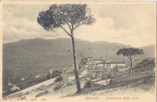 Morreale - Panorama della città 1901