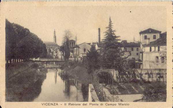 Vicenza - Ponte di Campo Marzio 1927