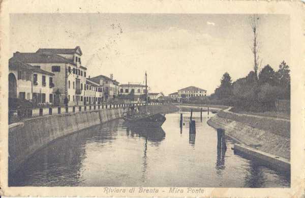 Riviera di Brenta - Mira Ponte 1920