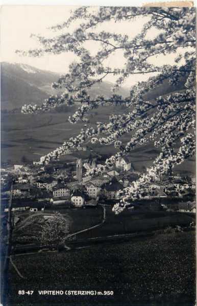 Vipiteno - Veduta della citt 1953