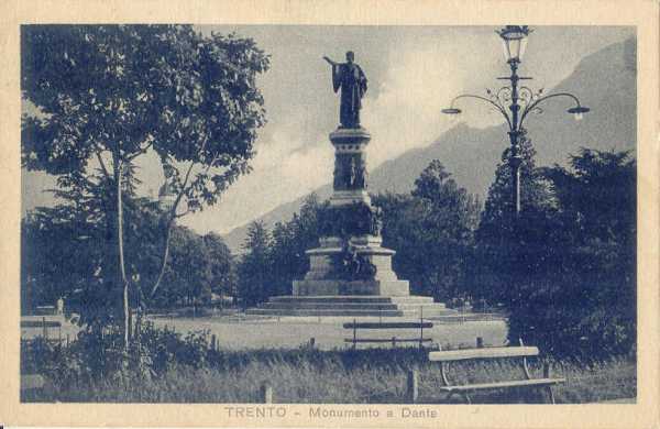 Trento - Monumento a Dante 1932