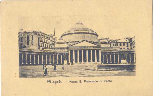 Napoli - Piazza S. Francesco di Paola 1923
