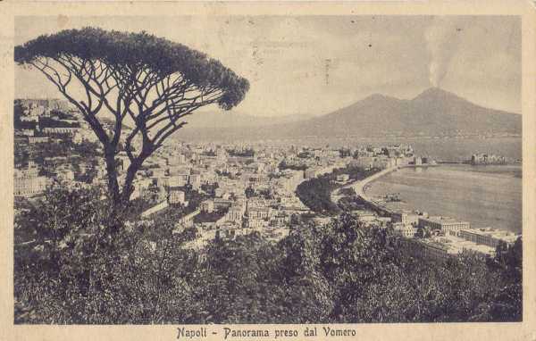 Napoli - Panorama dal Vomero 1923