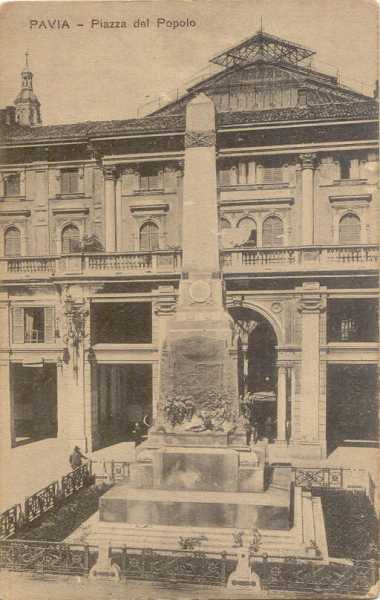 Pavia - Piazza del Popolo 1921
