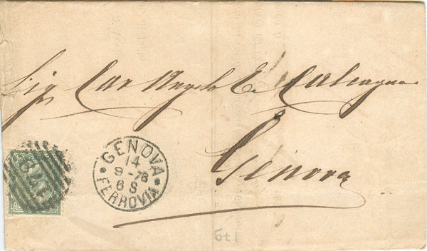 Lettera da Genova per la città 1876