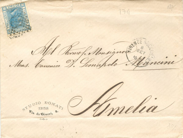 Busta da Firenze per Amelia 1875