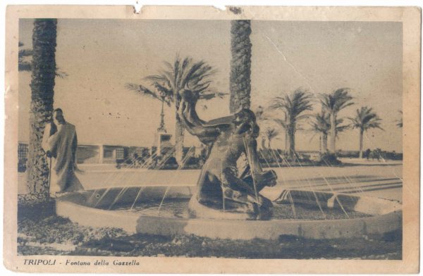Libia Tripoli - Fontana della Gazzella 1934