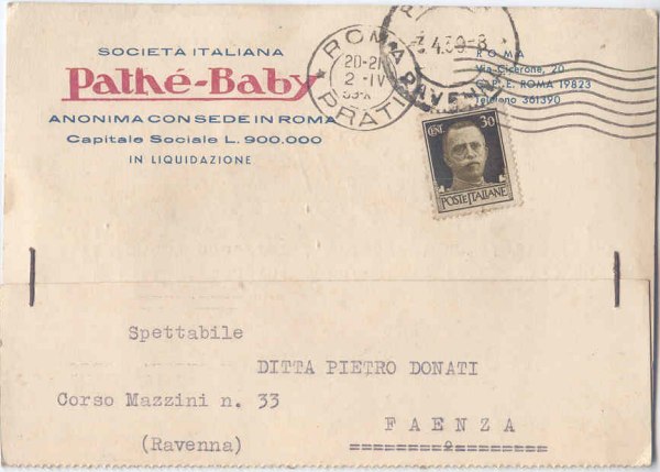Path Baby - Roma 1939