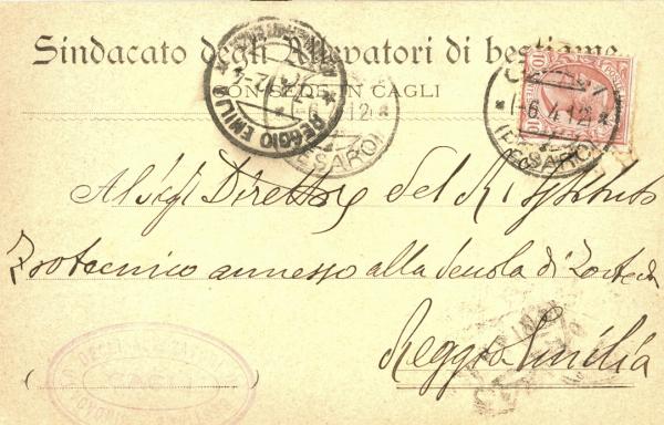 Sindacato Allevatori Bestiame - Cagli 1912