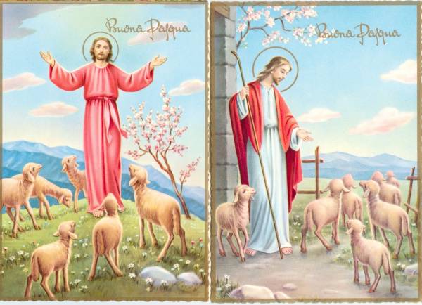 Serie 6 cartoline Buona Pasqua