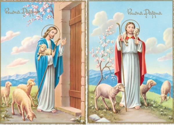 Serie 6 cartoline Buona Pasqua