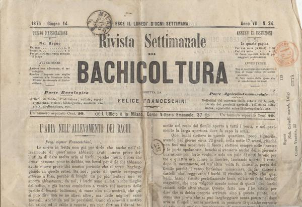 Giornale di Bachicoltura 1875